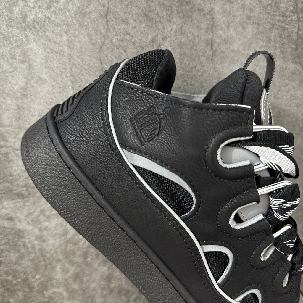 LANVIN CURB SNEAKER black and grey