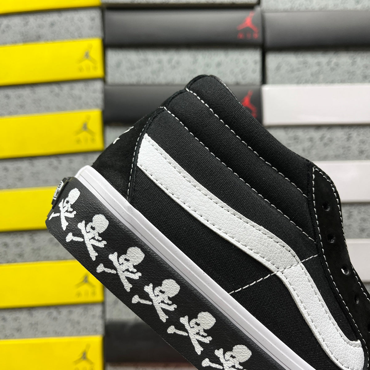 VANS SK8-MID BLACK WHITE