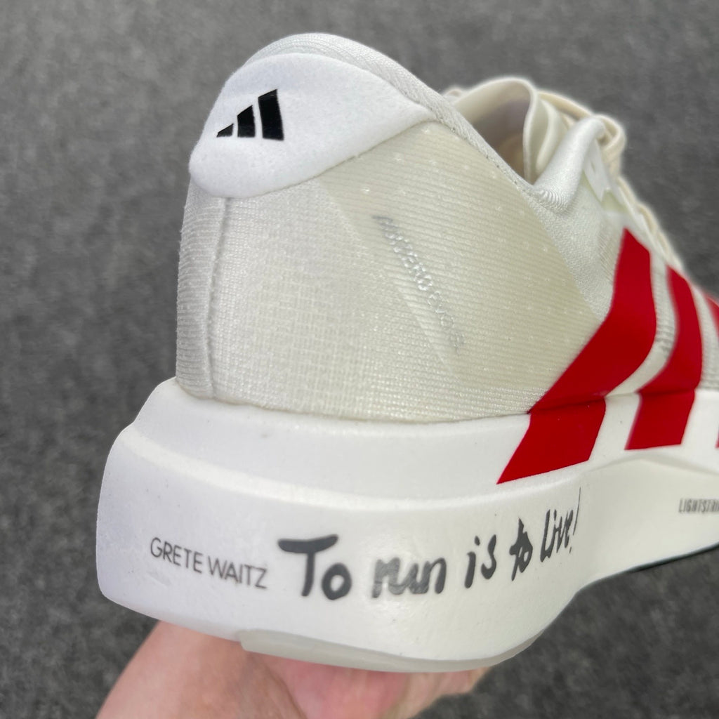 adidas Adizero Evo SL Off White / Better Scarlet / Core Black
