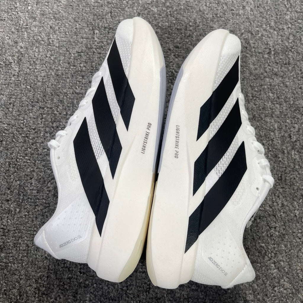adidas Adizero Evo SL Cloud White and Core Black