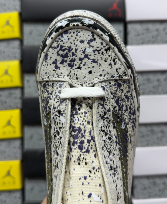 VANS SK8-LOW PAINT SPLATTER TURTLE DOVE