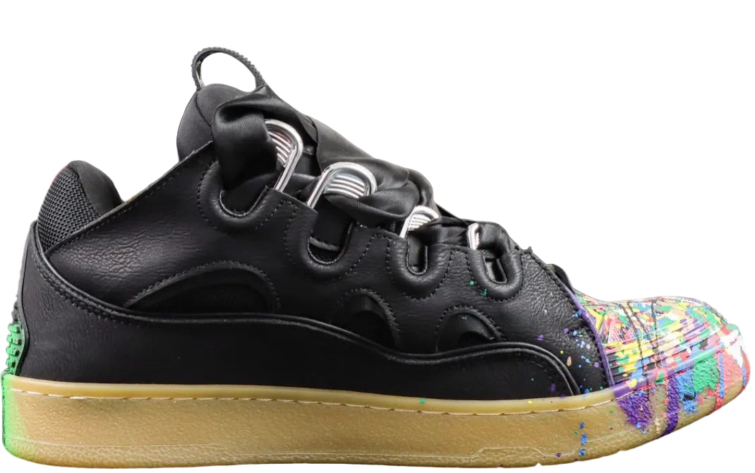 LANVIN CURB SNEAKER X Gallery Dept 'Paint Drip - Black'