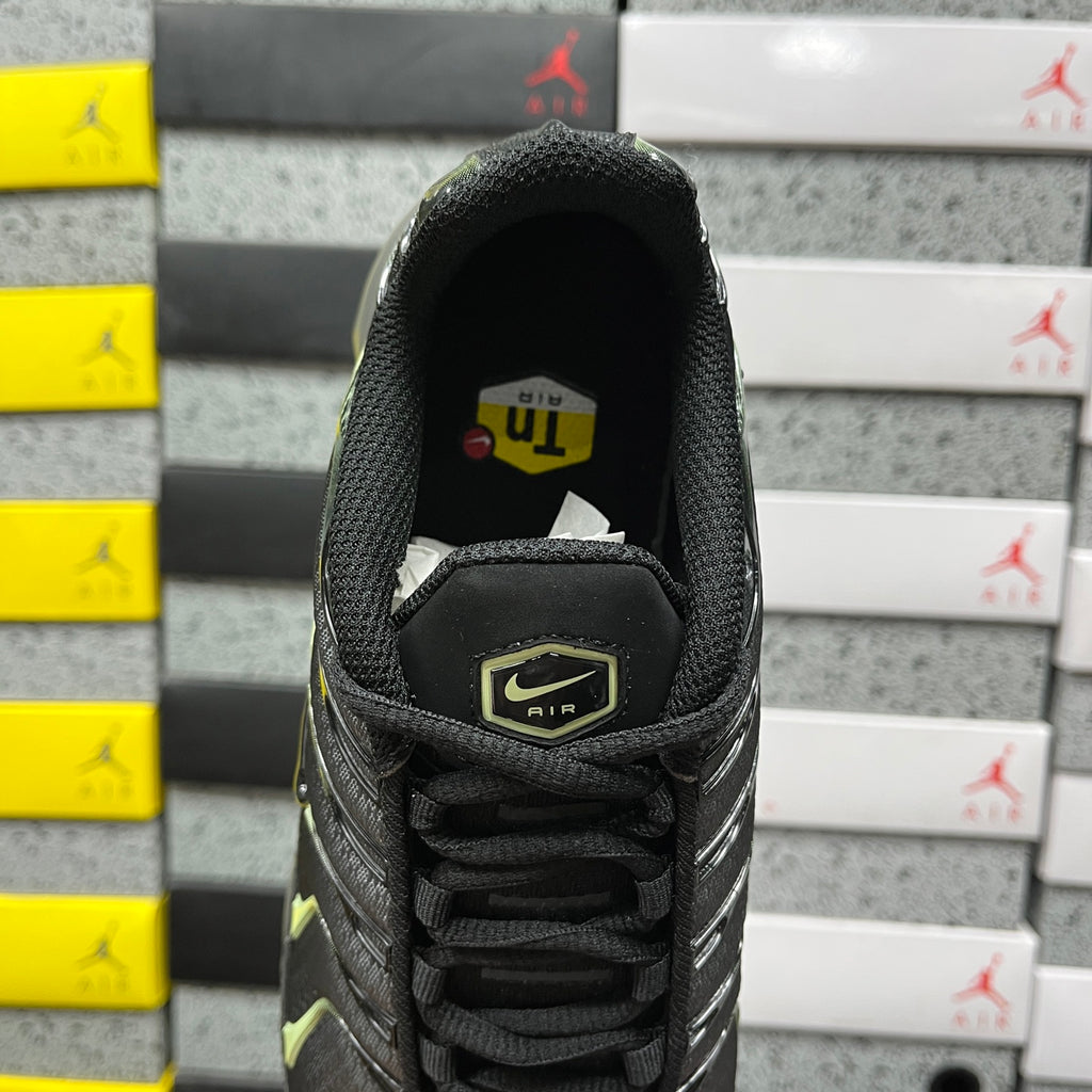 NIKE AIR MAX PLUS Iron Grey Light Liquid Lime Black