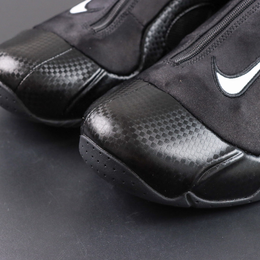 NIKE AIR FOAMPOSITE Black / Black-Metallic Silver (Carbon Fiber look)