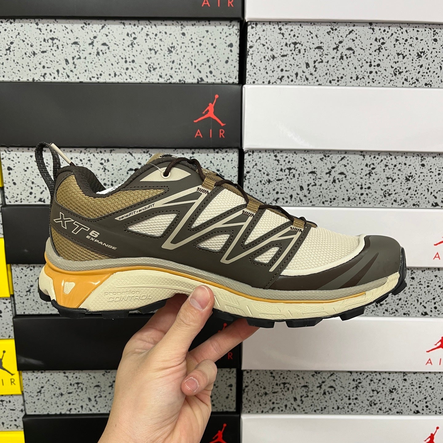 SALOMON-XT-6 Expanse 'Feather Gray Golden Oak'