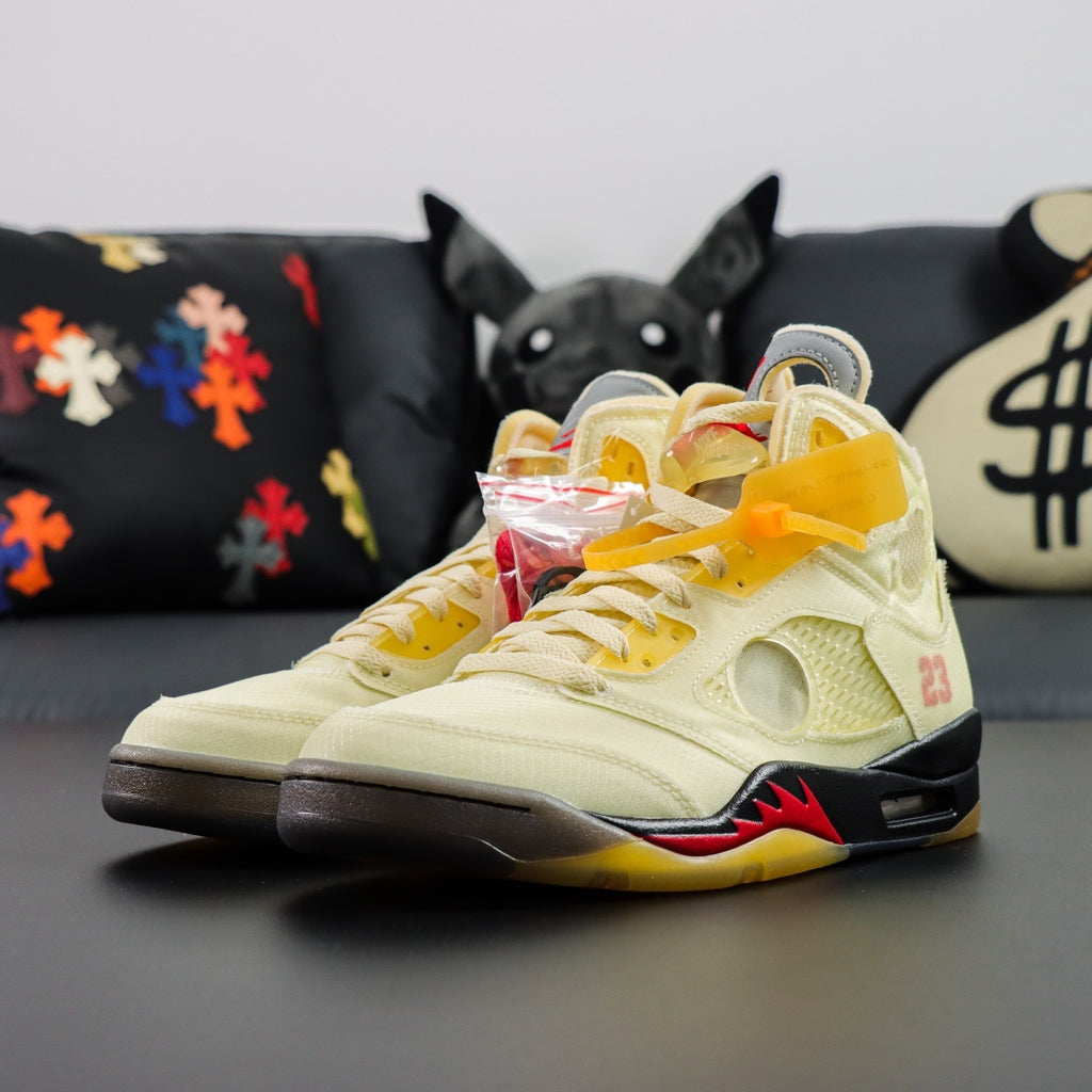 Jordan 5 x Off-White Retro 'Sail'