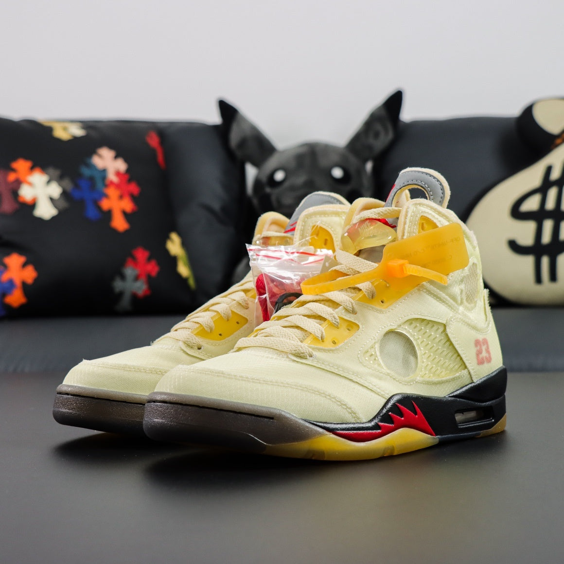 Jordan 5 x Off-White Retro 'Sail'