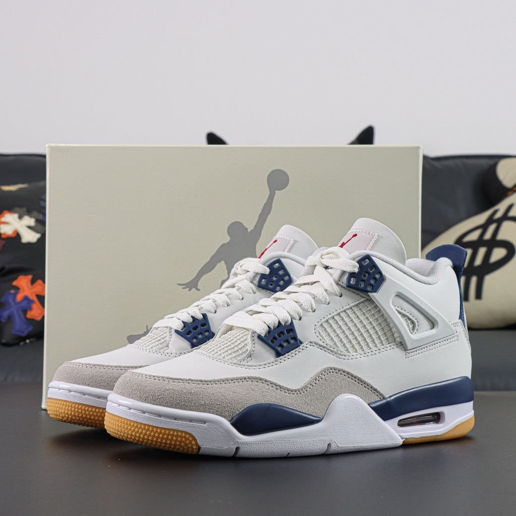 Jordan 4 Retro SB 'White Navy'