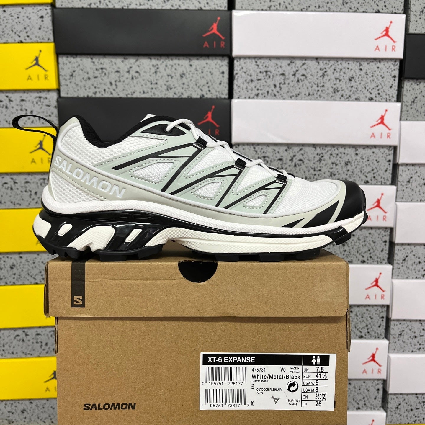 SALOMON-XT-6 Expanse 'White Metal Black'