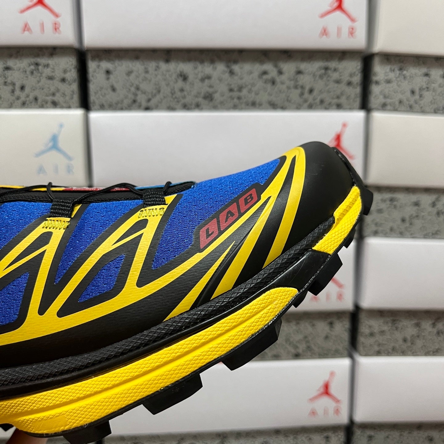SALOMON-XT-6 JJJJound 'Nautical Blue Lemon Black'