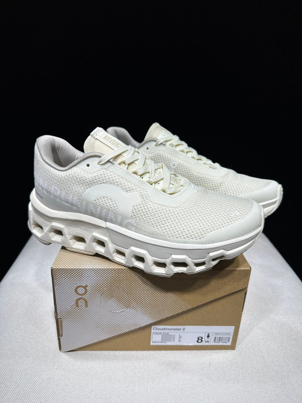 ON - Cloudmonster 2 'Invincible Ivory White'