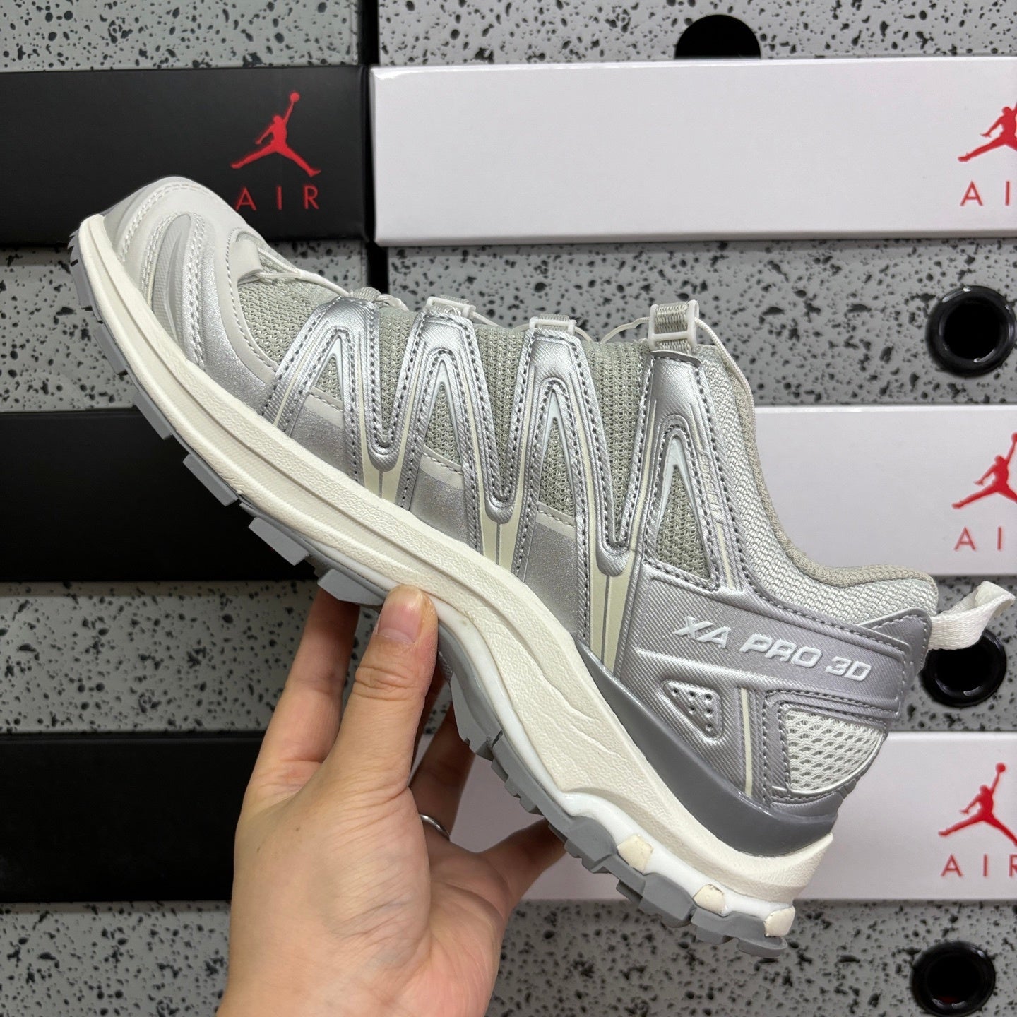 SALOMON-XA Pro 3D 'Dawn Blue Silver Vanilla'