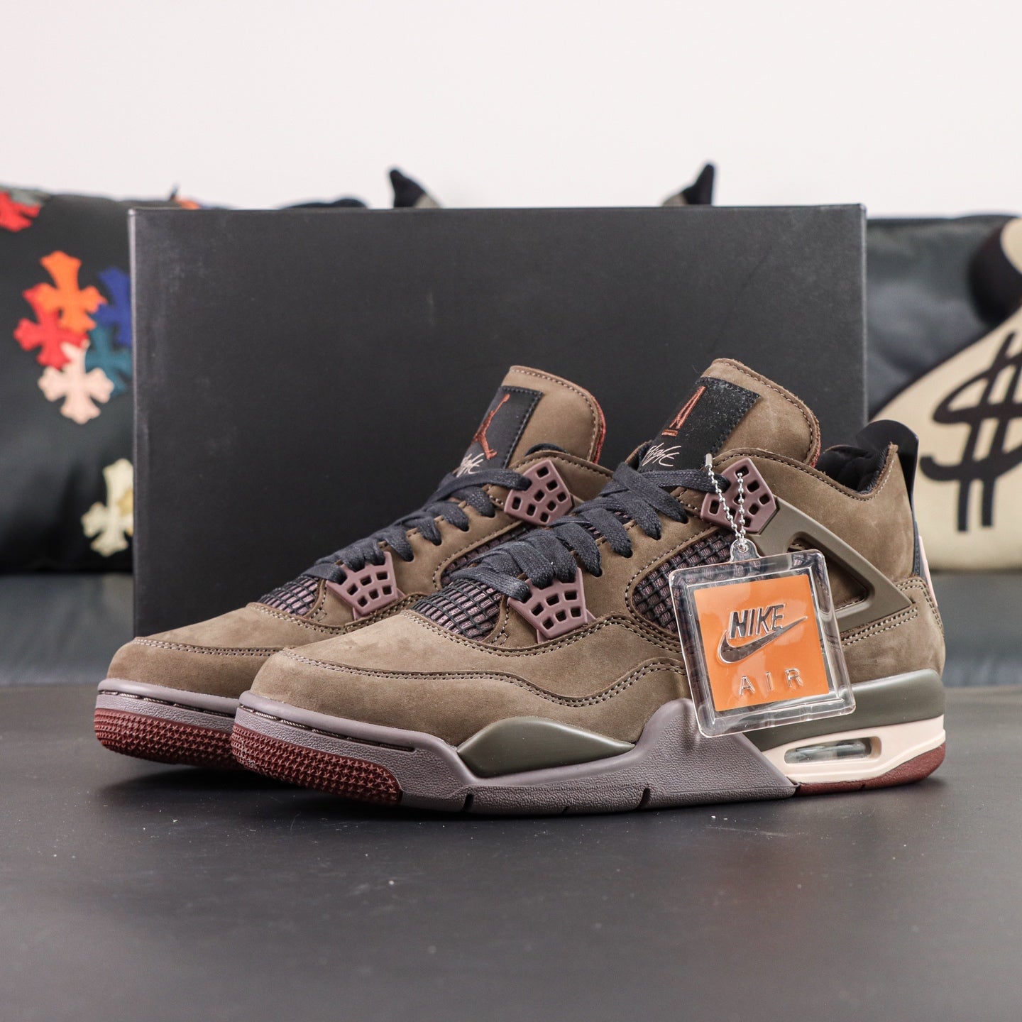 Jordan 4 x A Ma Maniere 'Dark Mocha'