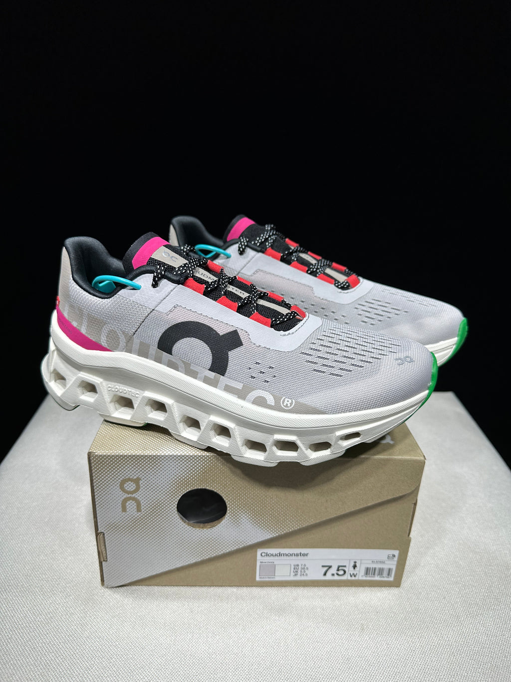 ON - Cloudmonster 'Silver | Ivory'