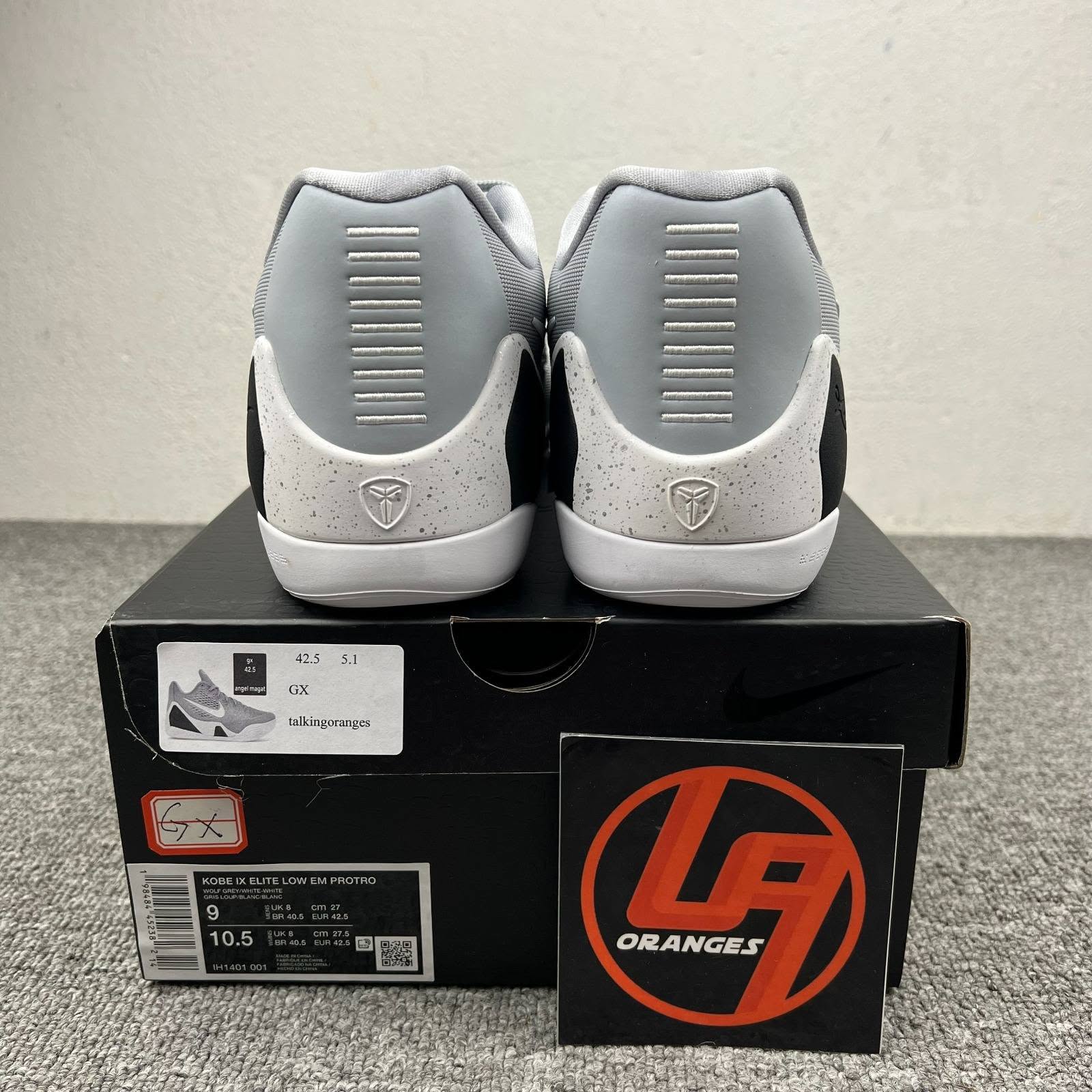 Kobe 9 EM low Protro TB Wolf Grey