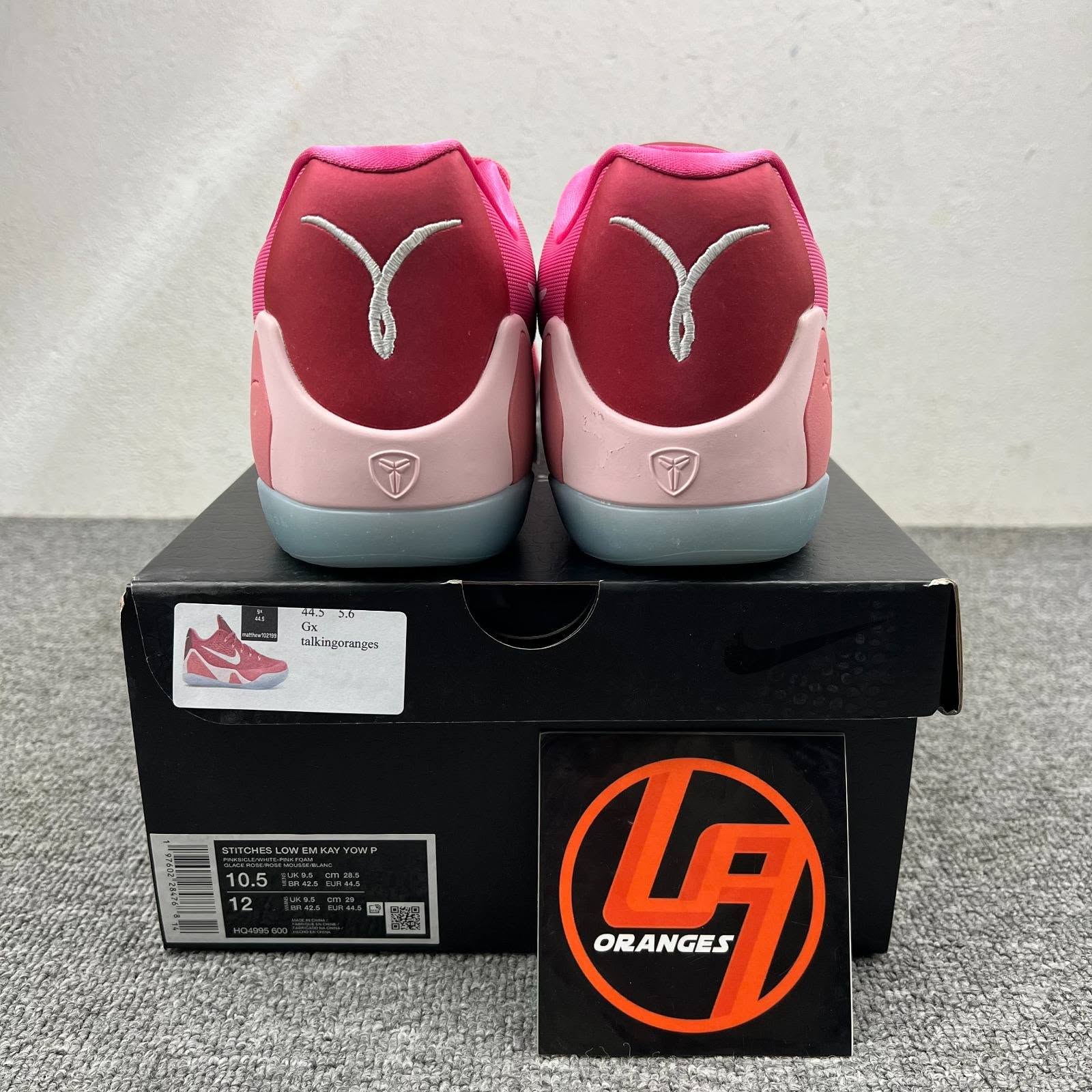 Kobe 9 EM low Protro Kay Yow Think Pink