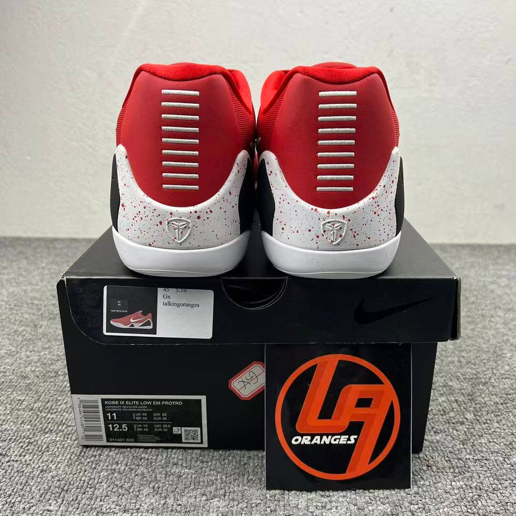 Kobe 9 EM low Protro TB University Red