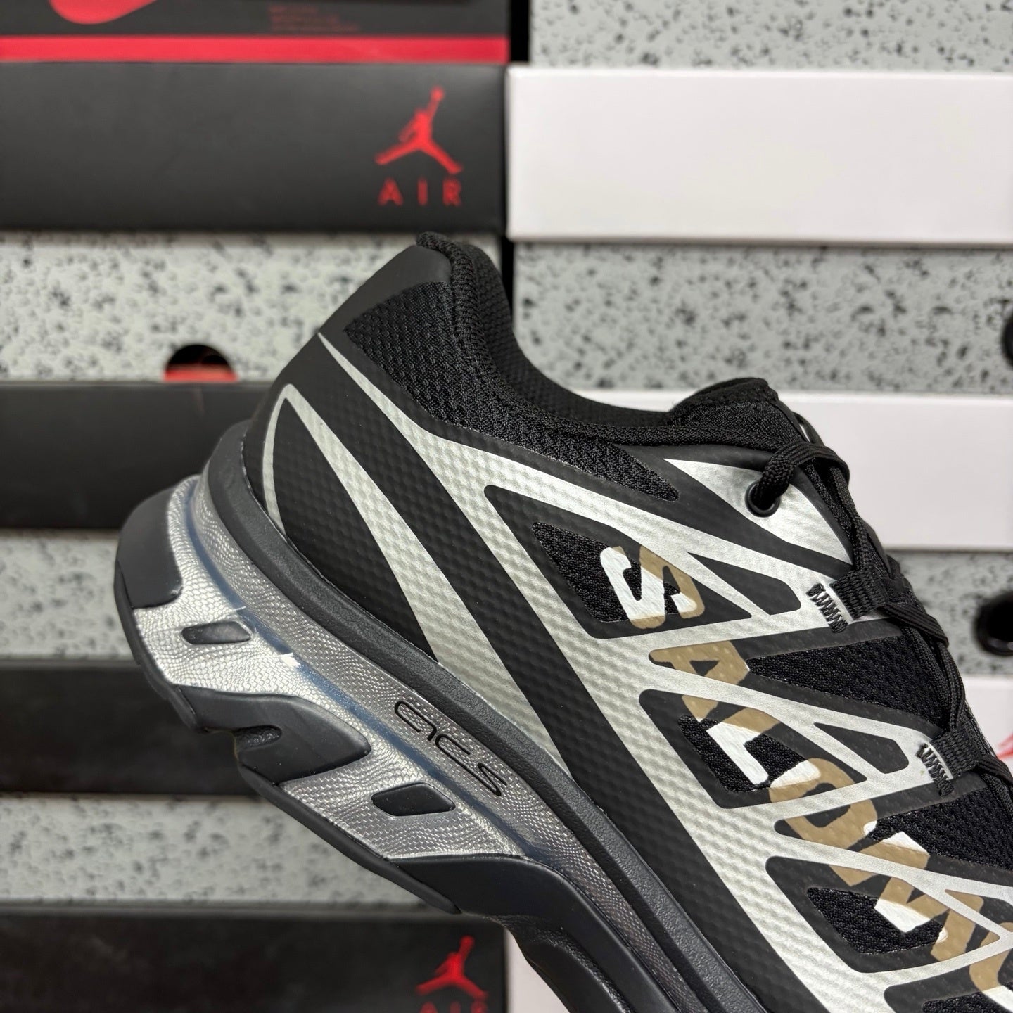 SALOMON-XT-MM6 Maison Margiela 'Black Silver'