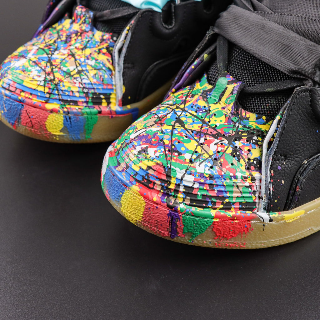 LANVIN CURB SNEAKER X Gallery Dept 'Paint Drip - Black'