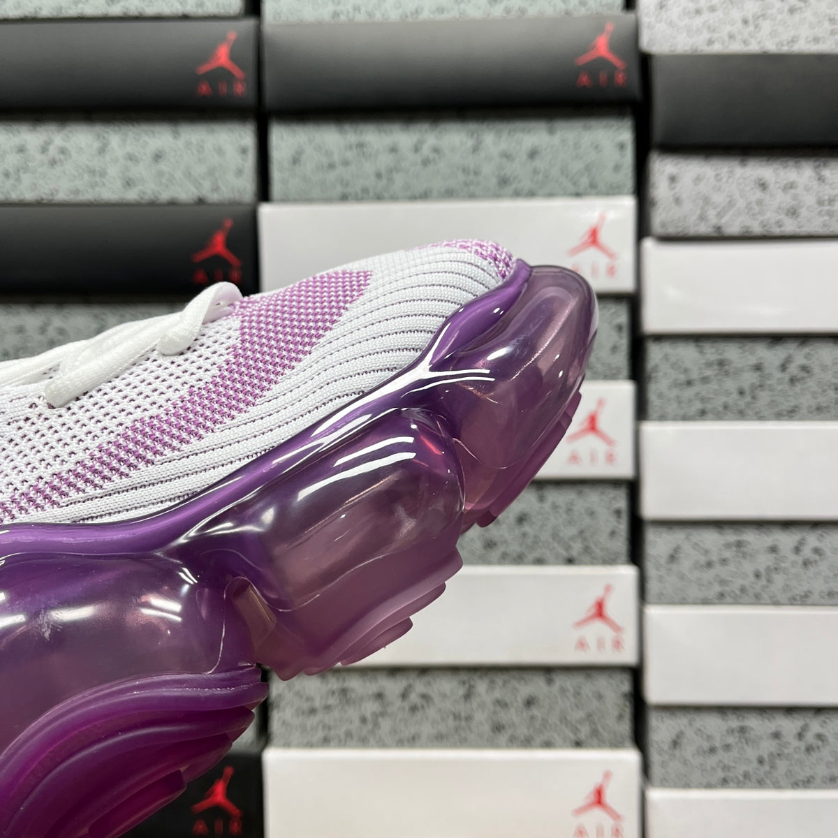 GROUND MOOPIE   Knit on Knit "Purple/Purple"