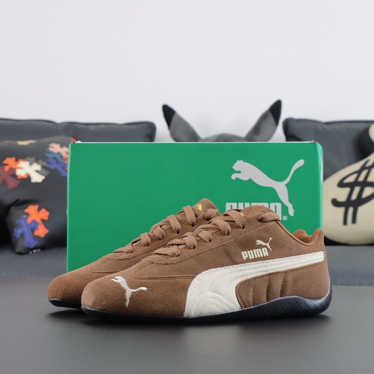 PUMA Speedcat OG in the Haute Coffee / Frosted Ivory