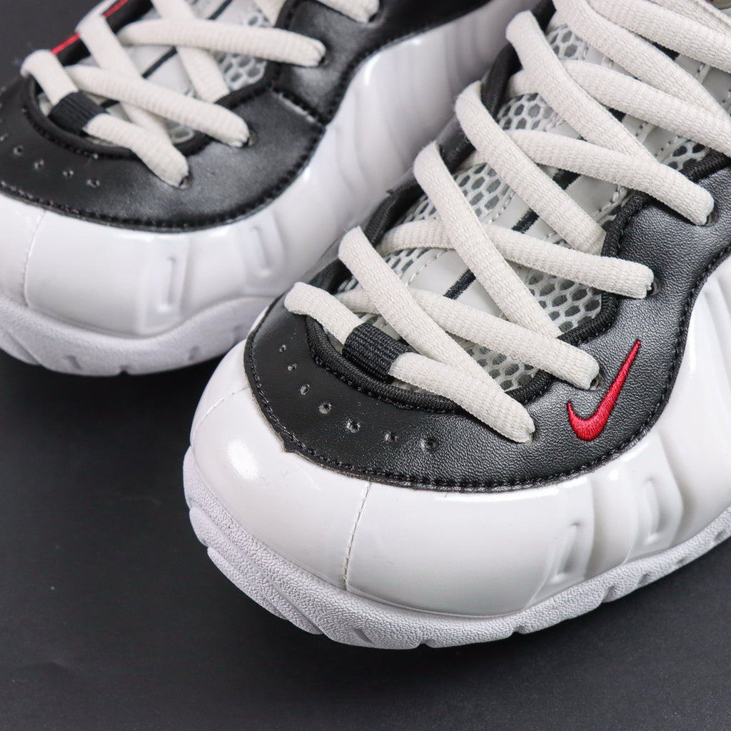 NIKE AIR  Foamposite Pro White Black University Red