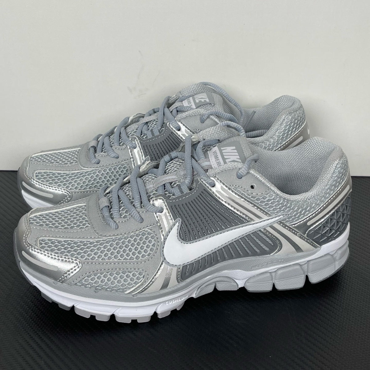NIKE AIR ZOOM VOMERO 5 silver and grey Cool Grey, Wolf Grey, or Metallic Silver