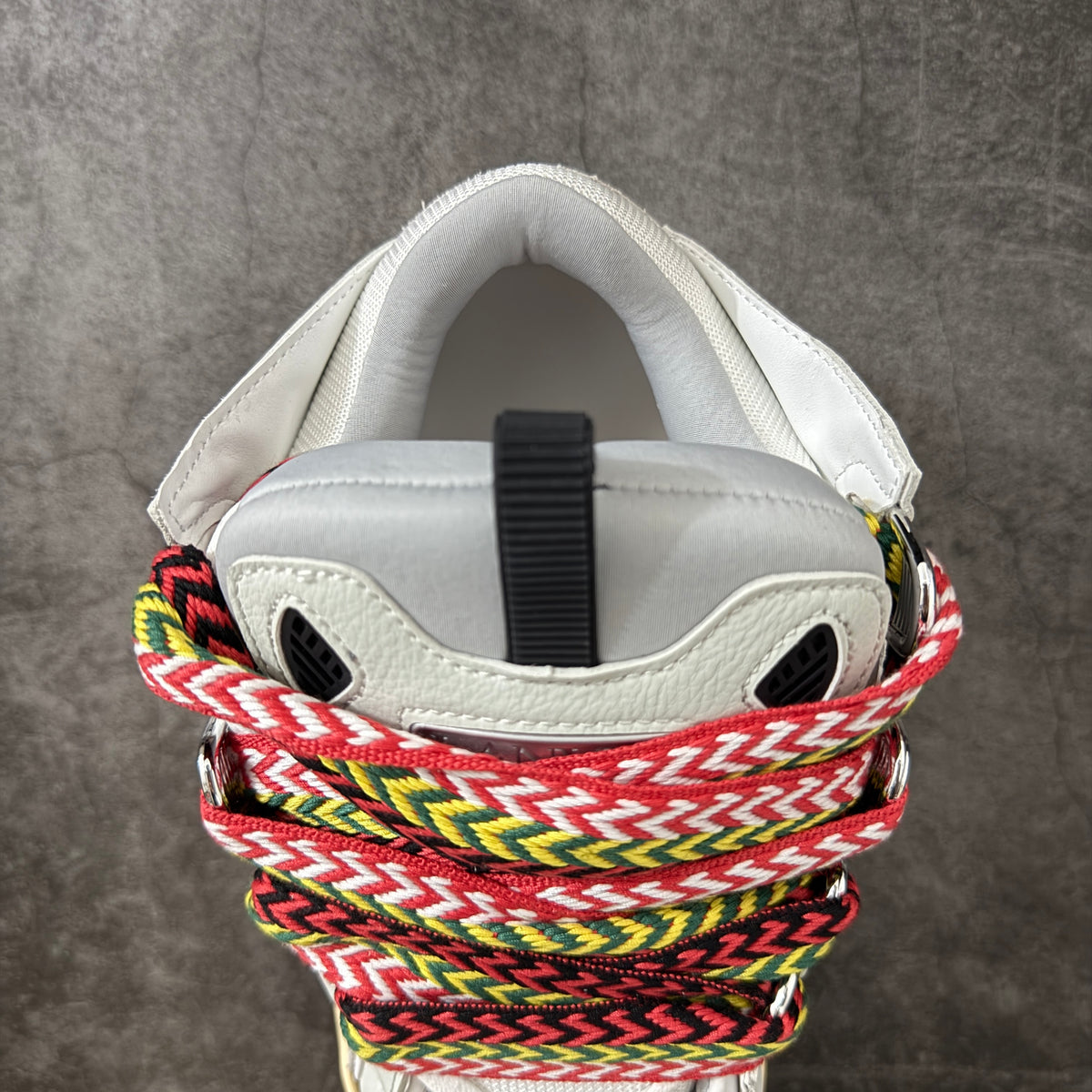 LANVIN CURB SNEAKER white and multi-colorway, inspired by 1990s