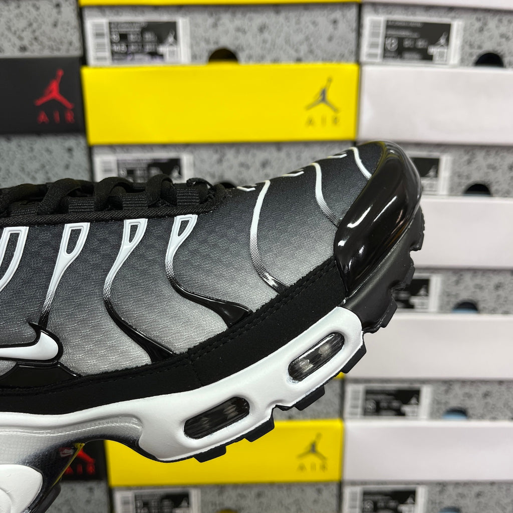 NIKE AIR MAX PLUS Black Silver White