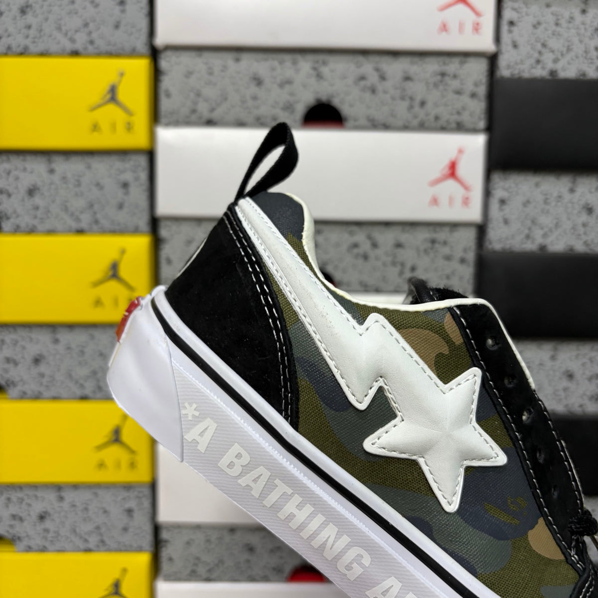 VANS  LXKNU SKOOL TB BAPE MULTI CAMO