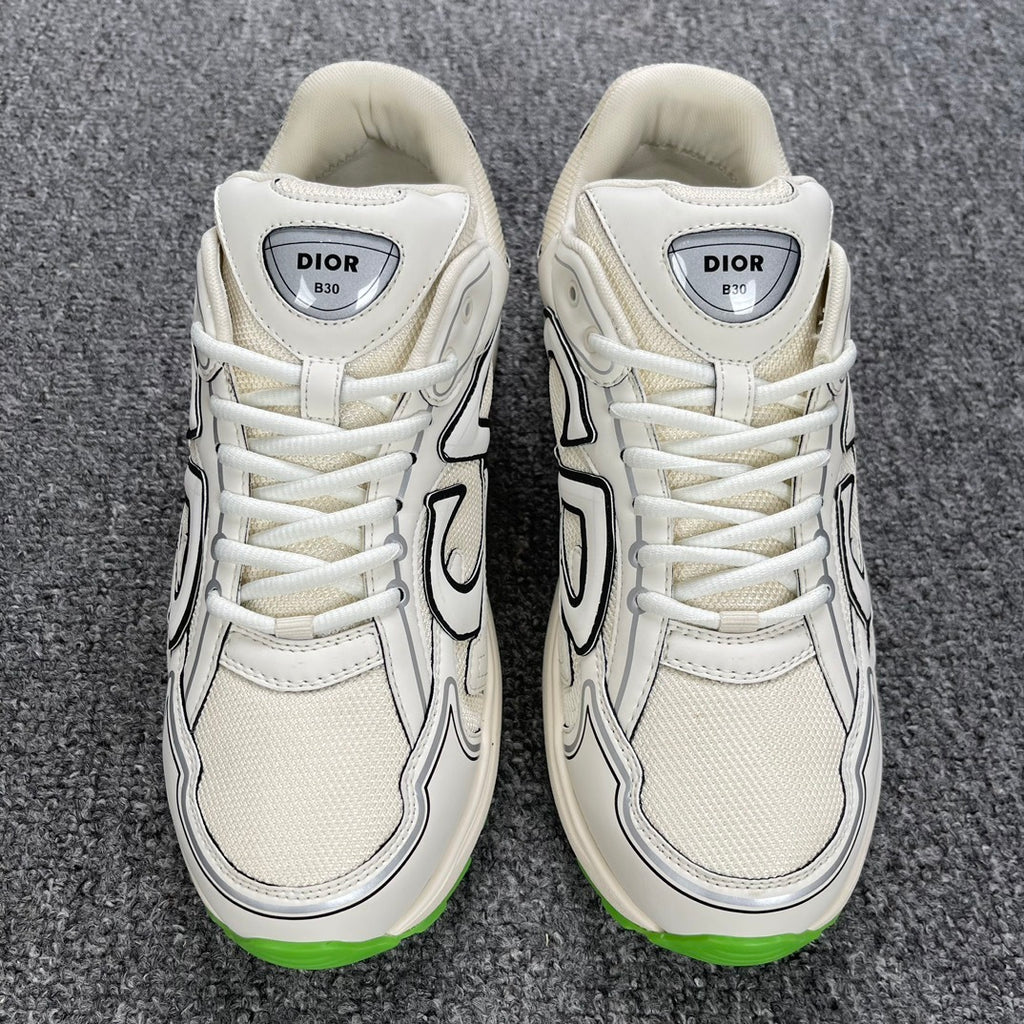DIOR B30 SNEAKER Cream / Green
