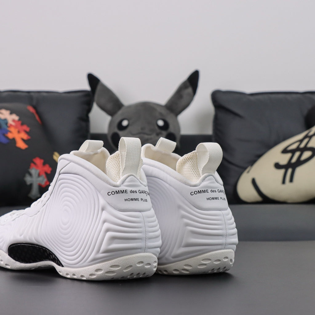 NIKE AIR FOAMPOSITE One Comme des Garcons Homme Plus White