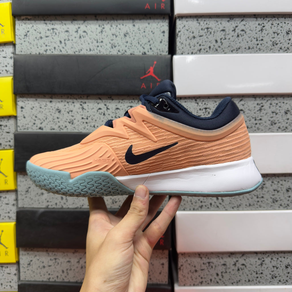 NIKE COURT AIR ZOOM VAPOR PRO 3 HC Clay Apricot Agate White Denim Turquoise Obsidian