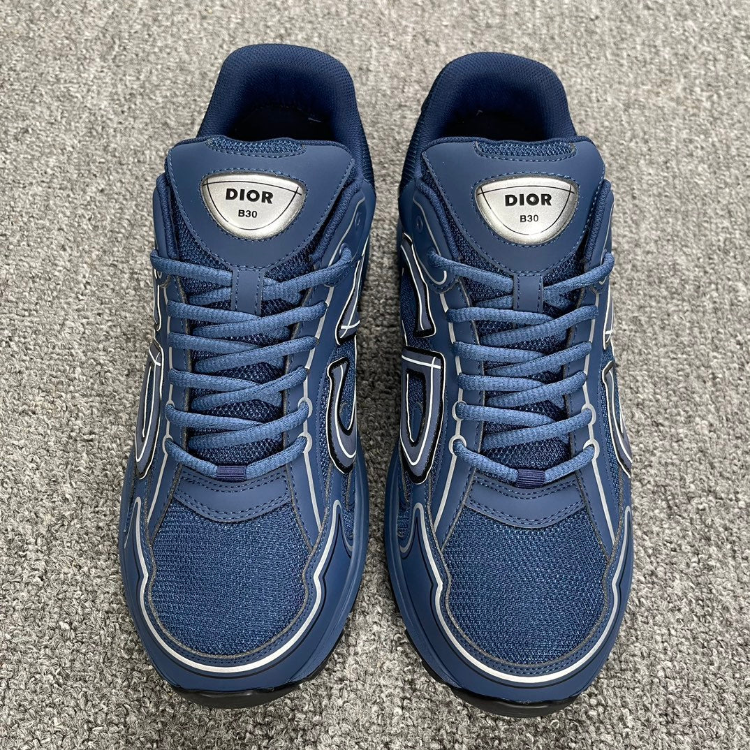 DIOR B30 SNEAKER Deep Blue Mesh