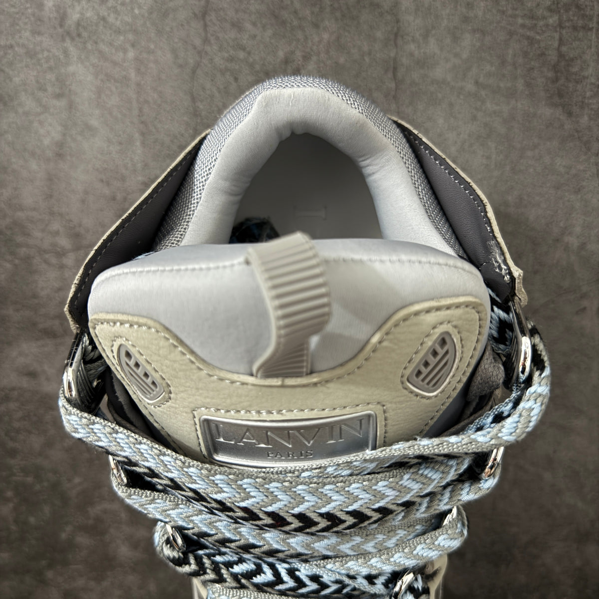 LANVIN CURB SNEAKER grey