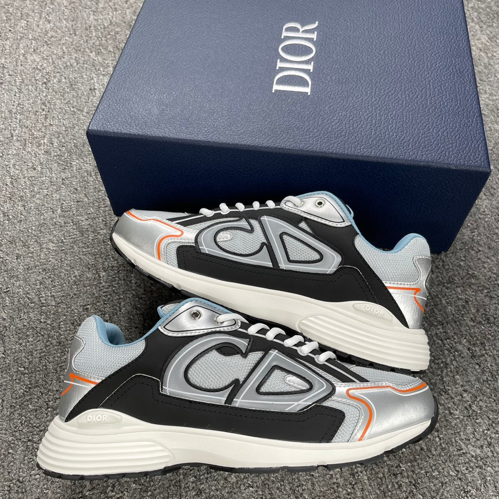 DIOR B30 SNEAKER Silver Dark BLACK
