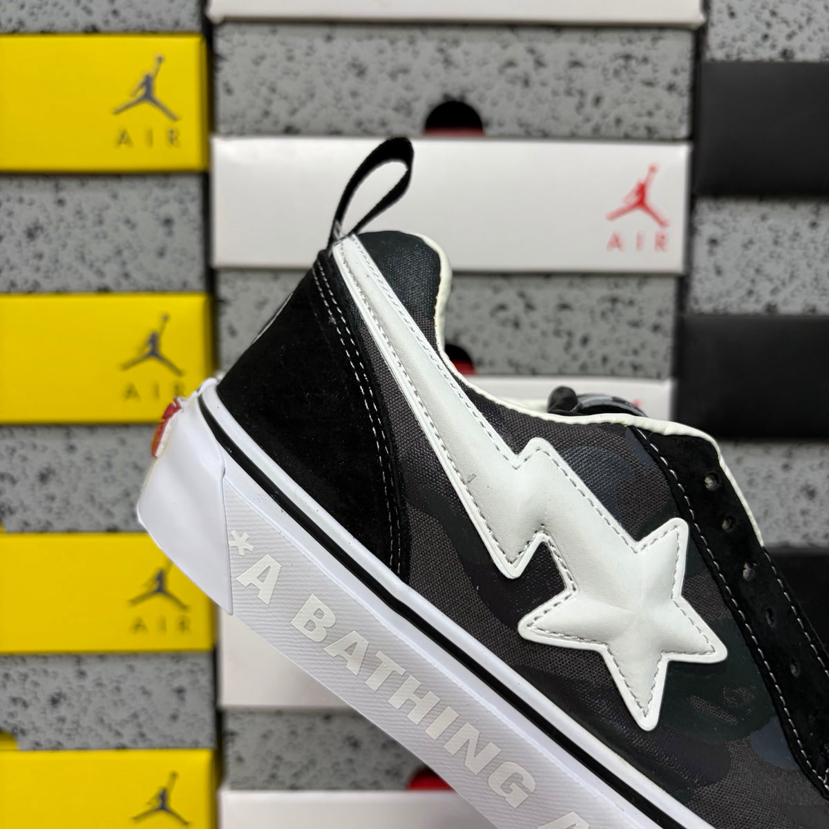 VANS  LXKNU SKOOL TB BAPE BLACK CAMO