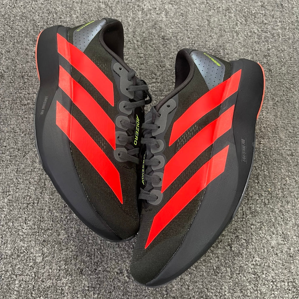 adidas Adizero Evo SL Carbon/Lucid Red/Solar Slime