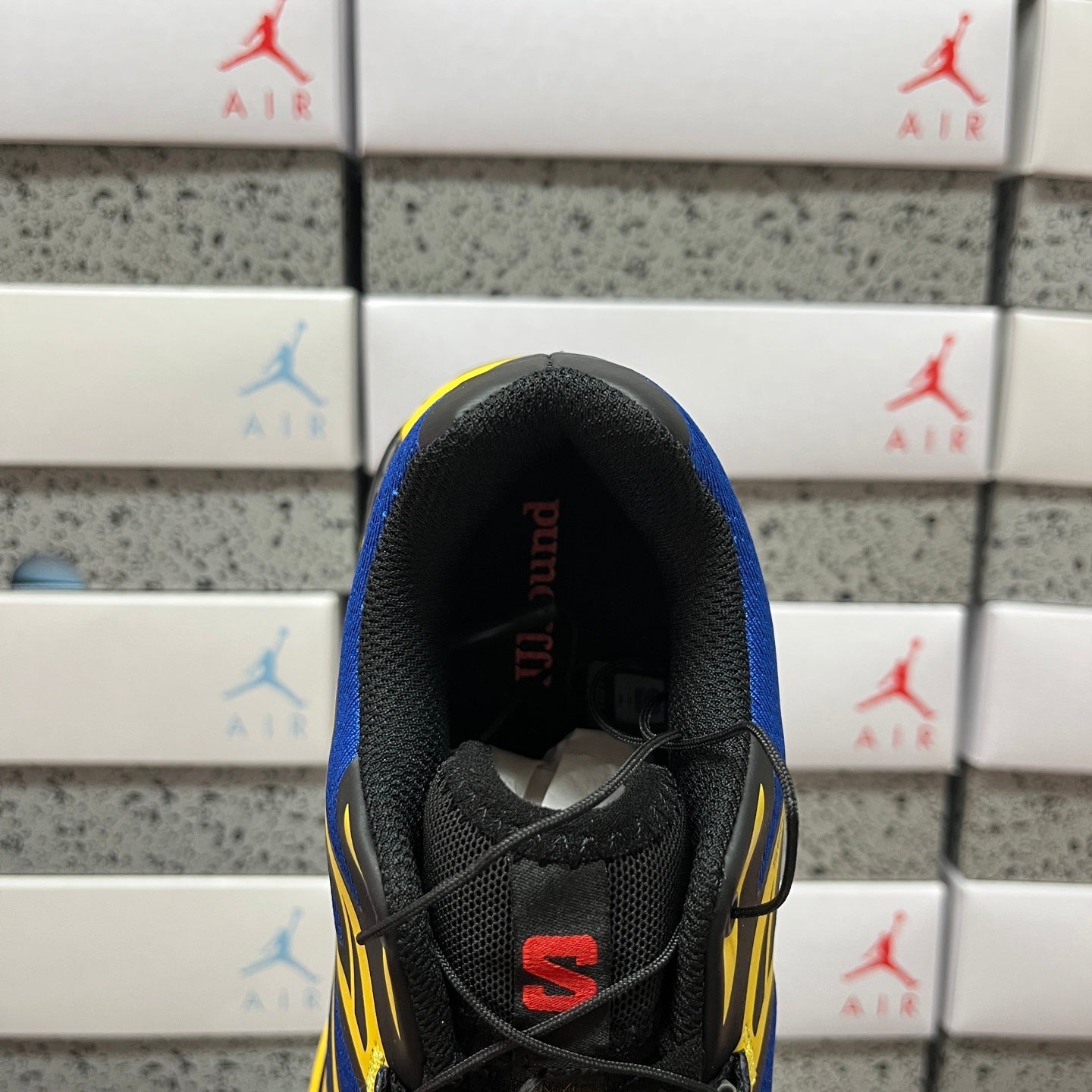 SALOMON-XT-6 JJJJound 'Nautical Blue Lemon Black'