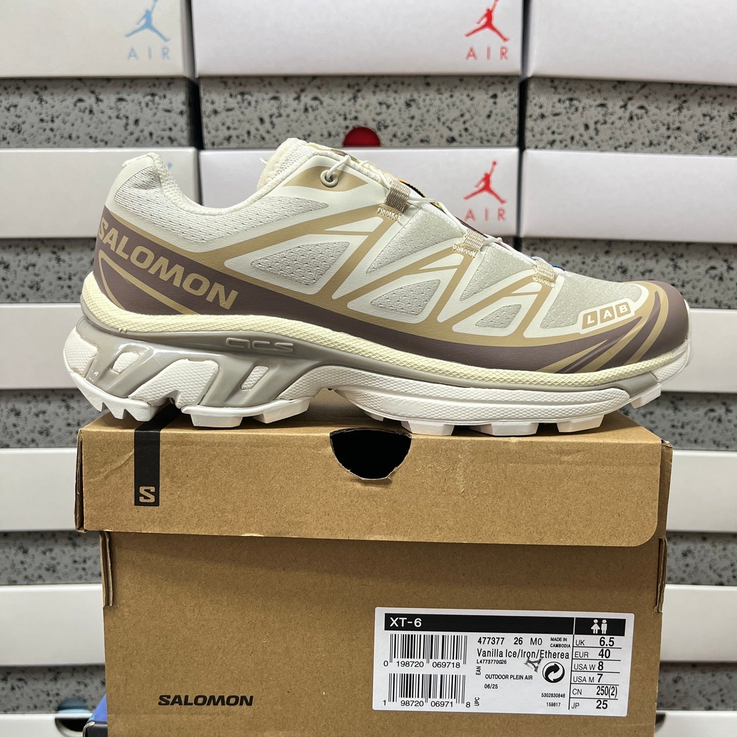 SALOMON-XT-6 'Vanilla Ice Iron Etherea'
