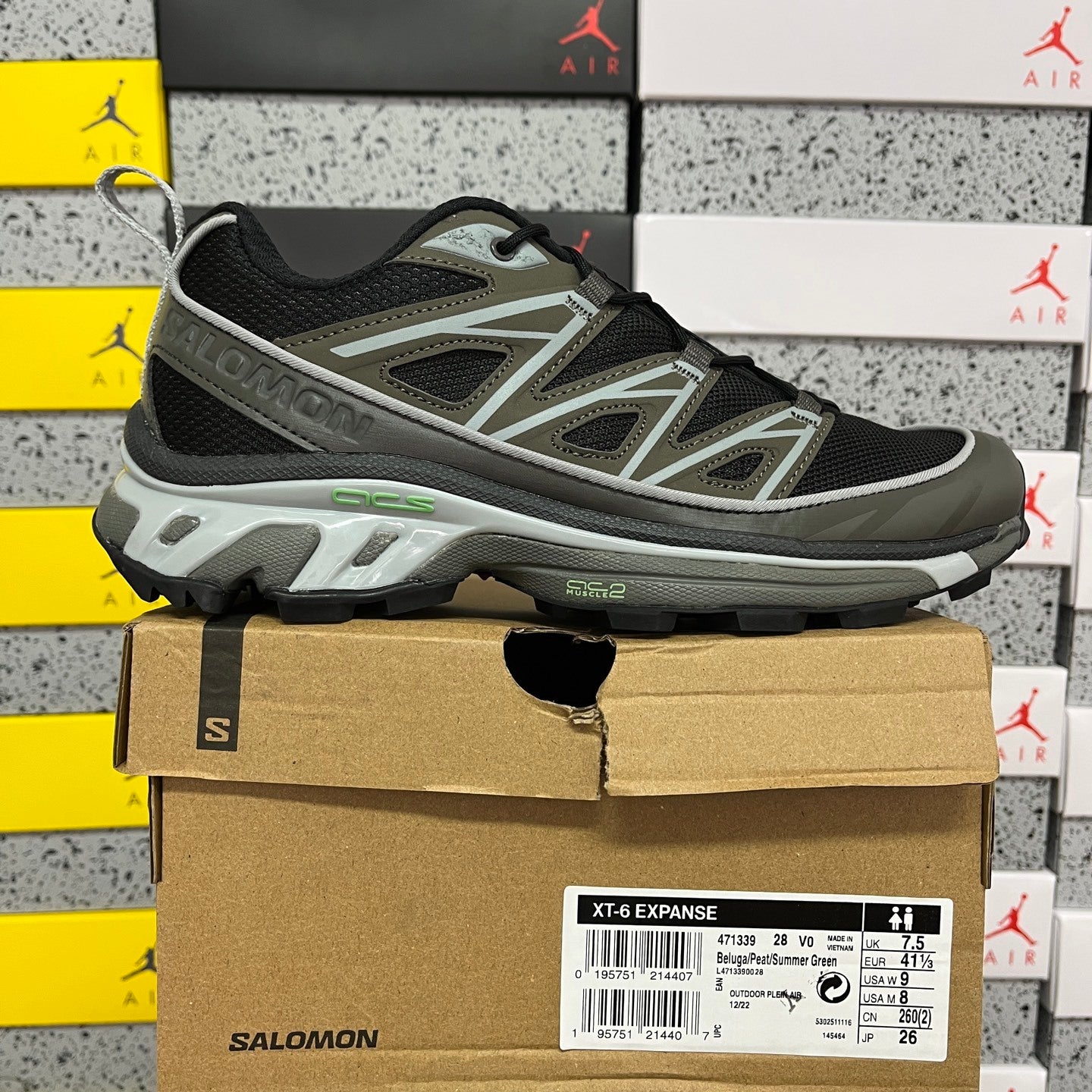 SALOMON-XT-6 Expanse 'Beluga Summer Green'