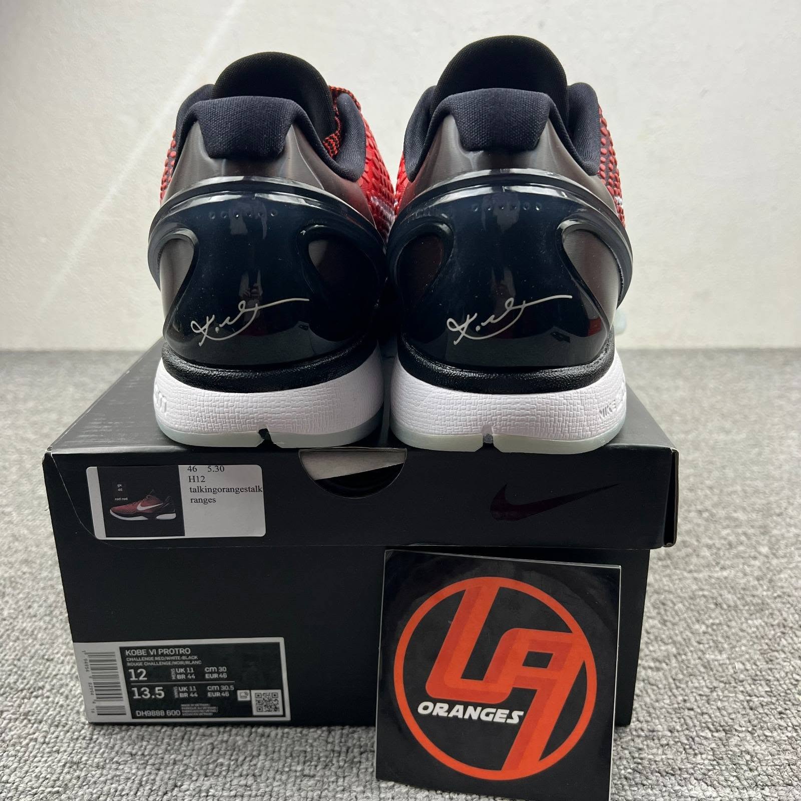 Kobe 6 Protro All Star 1.0 Challenge Red