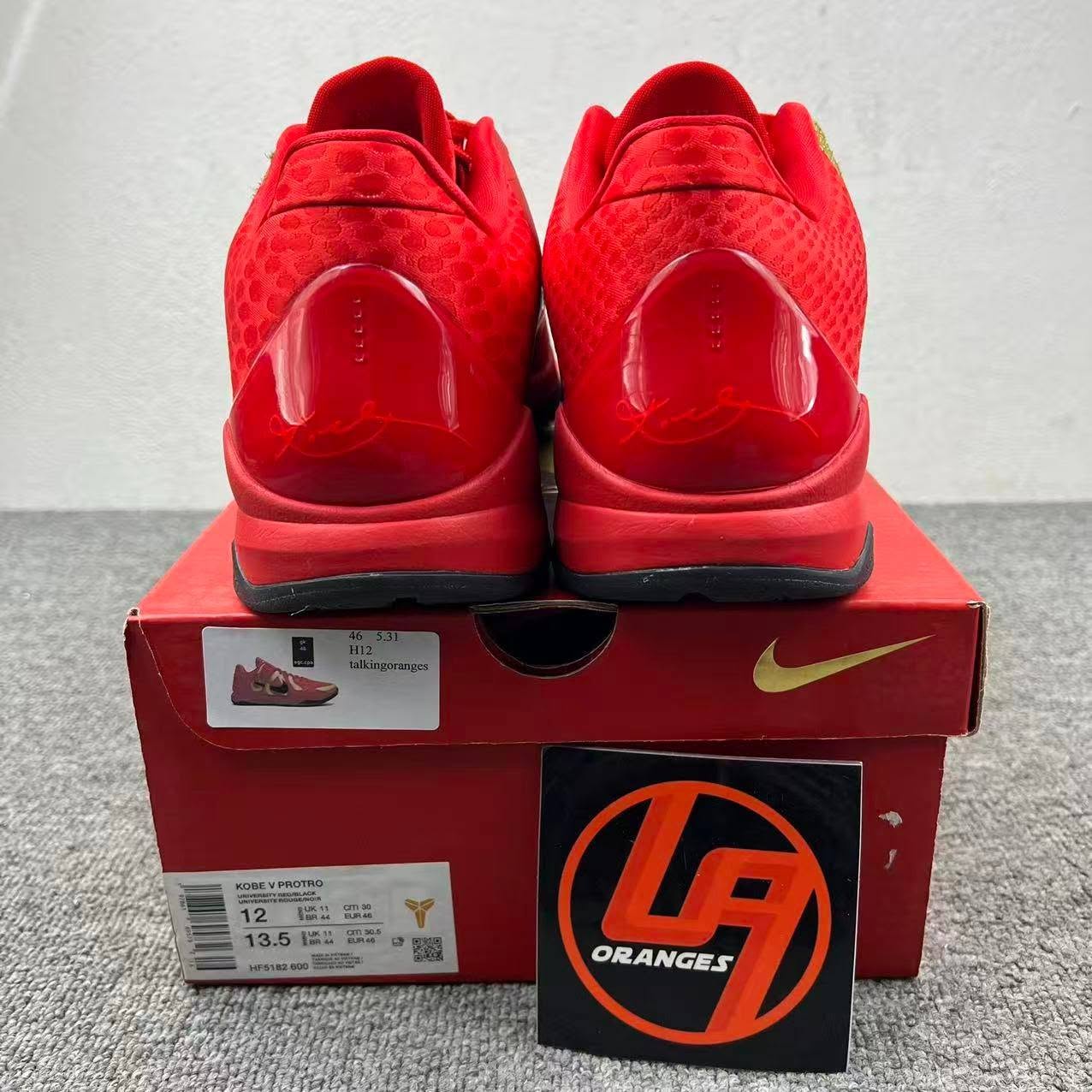 Kobe 5 Protro Year of the Mamba University Red