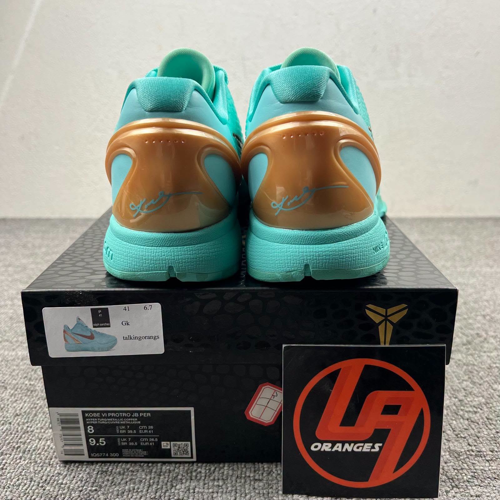 Kobe 6 Protro Statue of Liberty