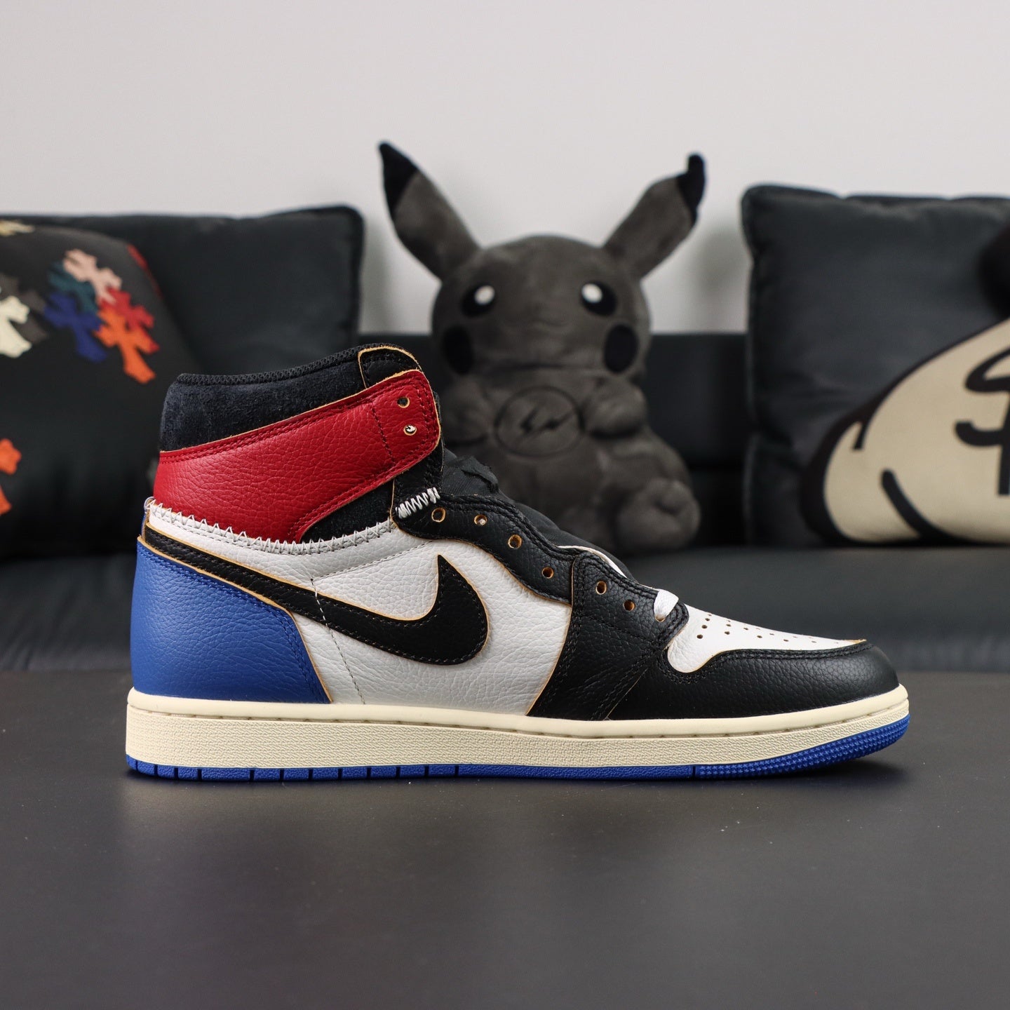Jordan 1 Retro High x Fragment x Union LA OG SP 'Varsity Red Sport Royal'