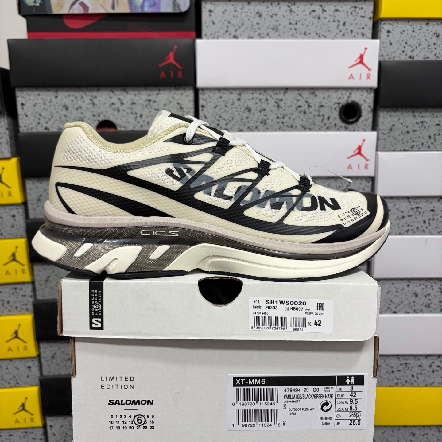 SALOMON-XT-MM6 Maison Margiela 'Vanilla Ice Black Green Haze'