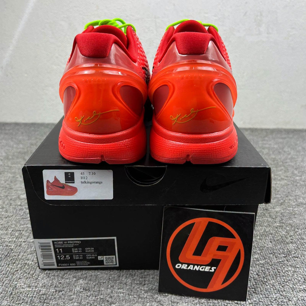 Kobe 6 Protro Reverse Grinch