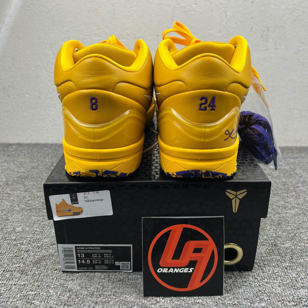 Kobe 4 Protro Draft Day Pack Los Angeles Lakers