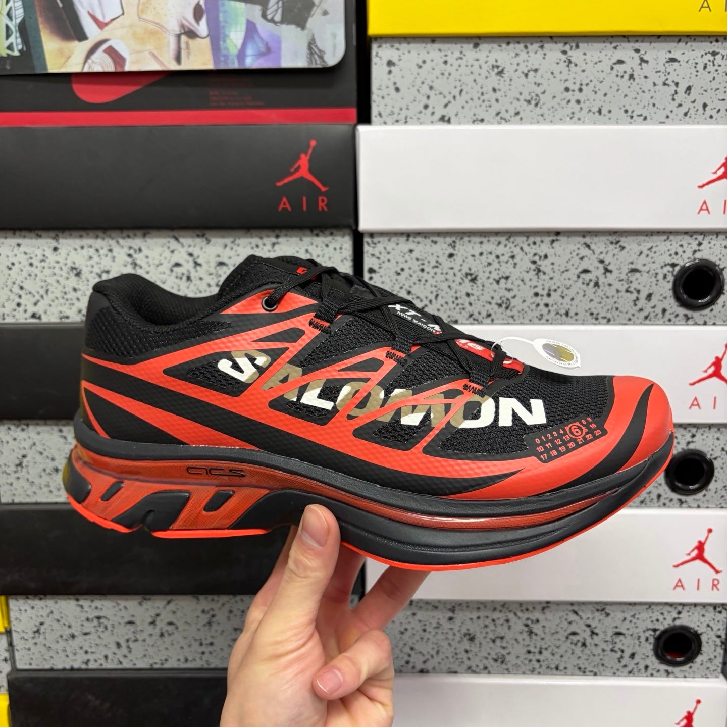 SALOMON-XT-MM6 Maison Margiela 'Black Orange'