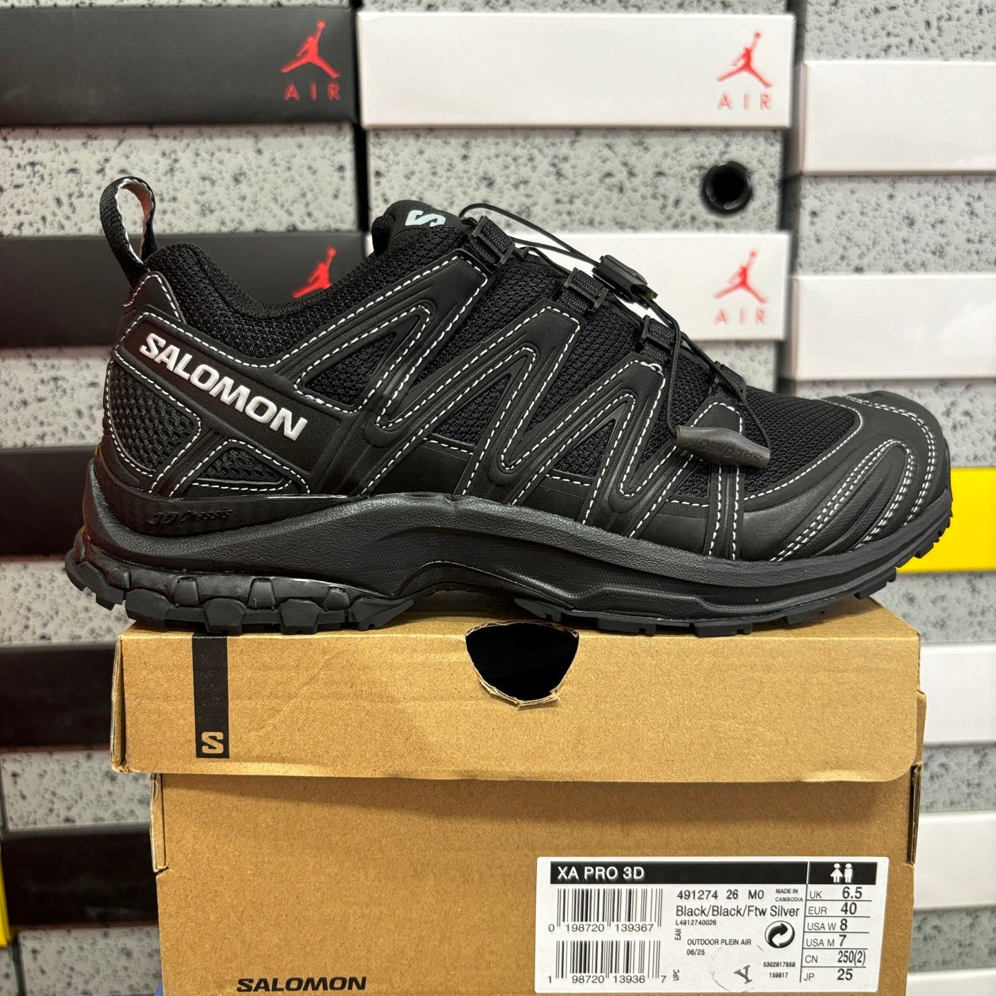 SALOMON-XA Pro 3D 'Black Ftw Silver'